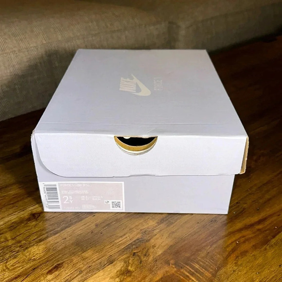 Nike Force 1 Low (PS) Gray FJ3484 104 Sneaker/Shoe Box Only - Picture 3 of 12